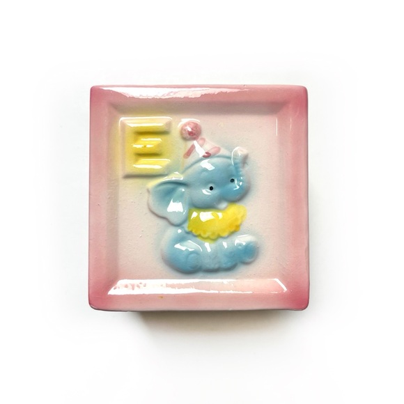 Vintage Baby Ceramic Planter Storage Container Japan - Picture 2 of 7